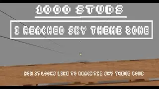 How it looks like to reach the sky theme zone (roblox scp-3008)