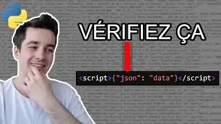 Web Scraping Python : Scraper un JSON (dans les balises 