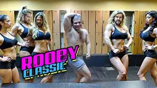 Jason Genova sharpens his boxing skills at Busy Body after a posing session