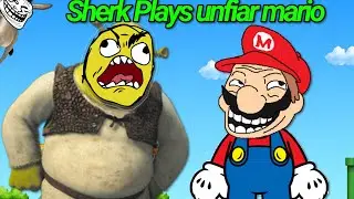 Sherk Plays Unfair Mario I SHERK RAGE QUITS!!!!!!!!!!!!!!!