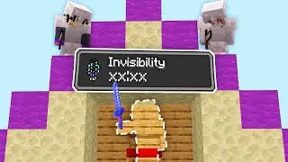 Bedwars Manhunt But I Secretly Used INVISIBILITY...