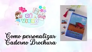 Como personalizar Caderno Brochura/ 2° técnica.