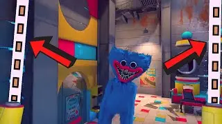 Huggy Wuggy is SHOCKED!!! I'm swinging and he can't catch me!!! [Poppy Playtime]