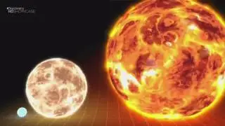 Compare the size of the Earth and stars