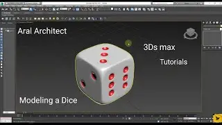 3ds max Tutorial : How to model a Dice in 3ds max 