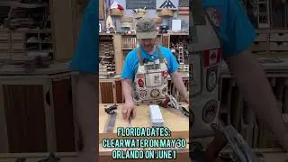 Tomorrow (May 30th) and Saturday (June 1st), I  will be at the 2 Woodcraft Florida locations!
