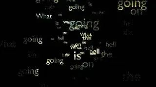 Text Cloud Animation in Blender