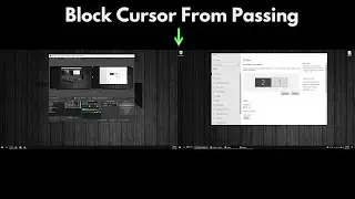 Lock Mouse Cursor to a Display (no software) for Gaming & Showing 2 Displays in OBS