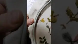 How to finish embroidery