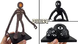ESCULPIENDO a FIGURE y SEEK (Humanoide y Monstruo) con Plastilina - Doors Floor 2