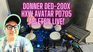 How to use the HXW PD705 and Donner DED-200X to control Ableton Live