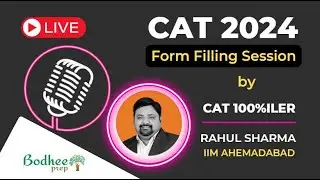CAT 2024 Form filling Session