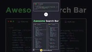 How to create Animated Search Bar using HTML and CSS | Awesome Search Bar Using HTML CSS | CodeMinds