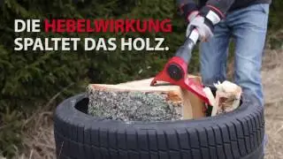 Holz hacken Technologie | Leveraxe
