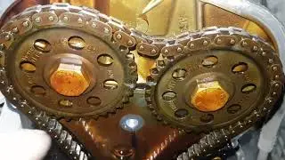 VW POLO sedan 1.6 CFN Timing chain replacement without special tools