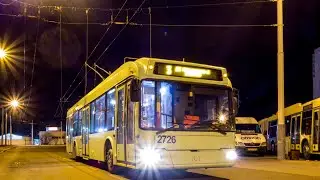 Минск! Поездка на троллейбусе БКМ 321 бортовой номер 5603 маршрут 16 (10.07.2022)