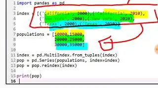 C-61 - Pandas MultiIndex  - 7  بانداس