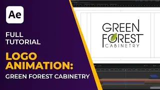 After Effects Tutorial | Pro Logo Animation: Green Forest
