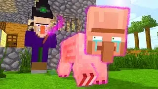 Villager & Witch Life / Dr. Fusion Life - Craftronix Minecraft Animation