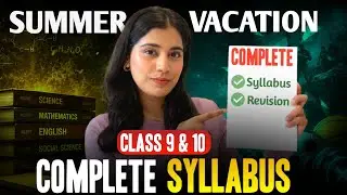 How to Complete Your Syllabus in Summer Break ☀️📚