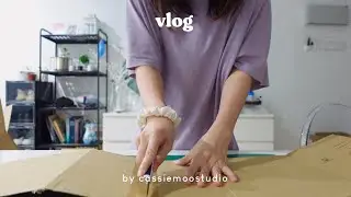 Vlog👩🏻‍💻 Days in the Life of a Freelance Graphic Designer & Small Shop Owner | Work Marathon