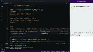 JavaScript HTML5 APIs 048 Canvas Context and Basic Shapes