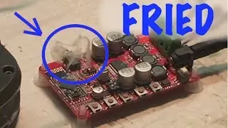 Destroyed a TDA7492P Bluetooth amplifier module while it was turned off