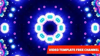 Beautiful Stage Background Gorgeous Kaleidoscope Video