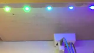 Adafruit Trinket powered WS2811 LED string