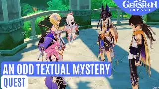 An Odd Textual Mystery Quest Genshin Impact