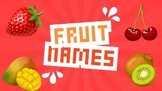 Fruit Names | Fruits Flashcard For Toddlers
