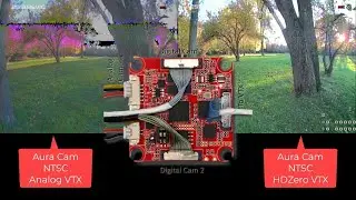 Analog Camera on HDZero Digital - Analog/HDZero Adapter Flight Demo