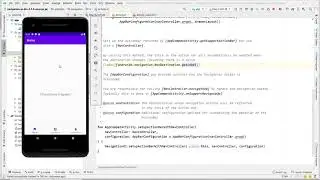 Explored Android studio project template Bottom Navigation Activity