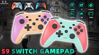 Switch pro gamepad for nintendo switch oled lite pc joystick with 6axis and vibration