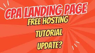 How to Host a CPA Offer Landing Page on Your Own Domain (InfinityFree Beginner Tutorial)