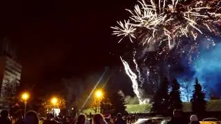 Новый 2017 год и салют в Нарве