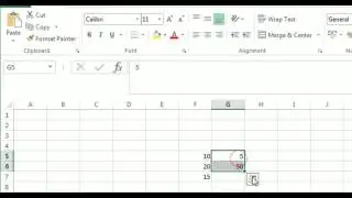 Forecast command in MS excel | Interpolation in Excel