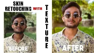 Skin Retouching in mobile | Face smooth with texture | Picsart and lightroom | Skilled Creator