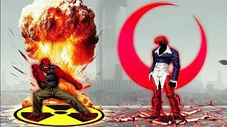 [KOF MUGEN] Nuclear Ralf Vs Super Iori Yagami Team