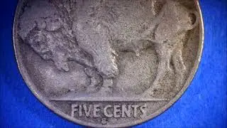 1929 S Die chip on the back Buffalo Five Cents