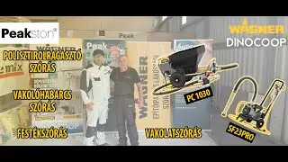PC 1030 és SF23 Pro szórása Peakston anyagokkal