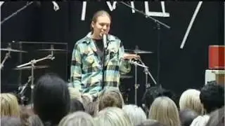 23/11/2009 THE RASMUS BACK AT SCHOOL - Eero's speech - LIVE