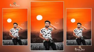 PicsArt Sunset Photo Editing | PicsArt Sunset photography Effect Photo Editing Tutorial
