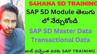 SAP SD Course in Telugu#SAP SD Module Videos in Telugu#SAP SD Online Training In Telugu#Chanu SK