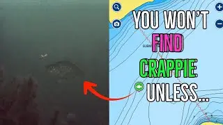 Locating and Ice fishing for Crappie Using Navionics and Underwater Camera  (Underwater Footage)