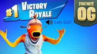 I GOT A WIN ON CAMERA! Fortnite OG