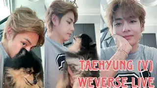 TAEHYUNG WEVERSE LIVE 🔴TODAY JUST AFTER SIMINVEST FANMEET [Eng Sub] || #taehyung #bts