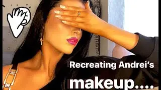 RECREATING ANDREI'S MAKE UP LOOK... (I TRIED)