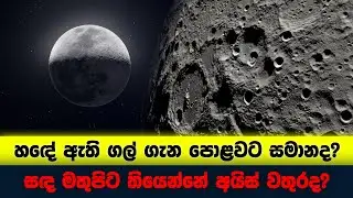 සඳ කම්පන ගැන සැවොම නොදත් කතාව මෙන්න |Is there water ice on the surface of the moon? | King & Queen