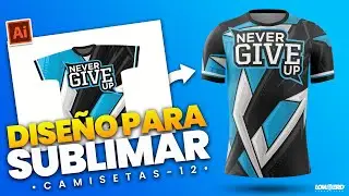 ⚡️Como CREAR tu Marca de Ropa Deportiva | Diseña tu Camiseta para tu Marca en | Adobe Illustrator